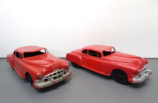 Marx Toys  Plastic Fire Chief / Highway Way Patrol De Luxe Sedan Coupes