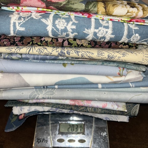 Vintage blue tones - blue, fabric