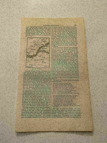 Kp147 battle waterloo map - battle, of