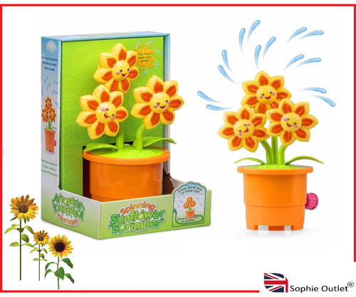 Spinning sunflower sprinkler - spinning,
