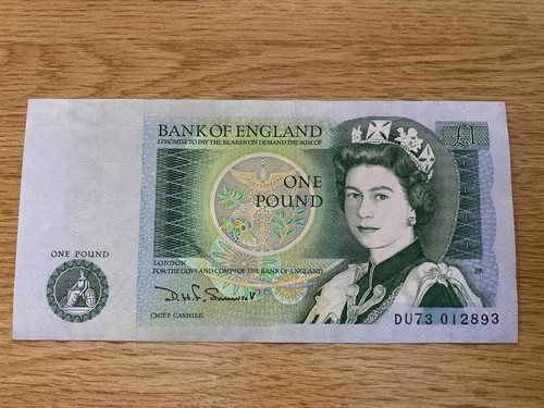 Vintage bank england one - bank,