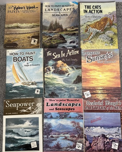 Vintage art tutorial books - art,