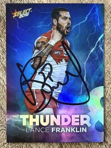 Lance franklin signed 2016 - lance, afl