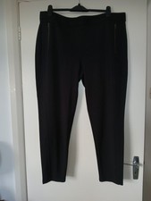 BNWOT ORVIS BLACK THICK STRETCHY TAPERED TROUSERS IN SZ XL - FIT 20