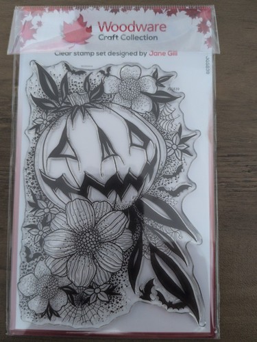 Woodware clear stamp pumpkin - clear,