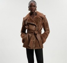 Faux Leather Trench Coat Karen