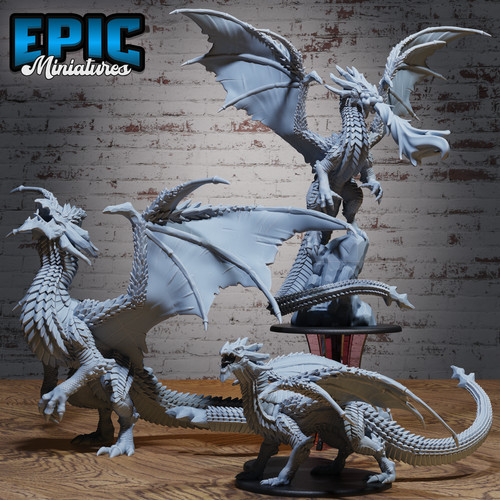 Adult obsidian dragon print - adult,