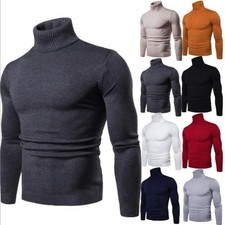 Mens Turtle Neck Roll Polo