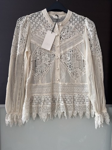 Zara vintage beautiful cream - zara,