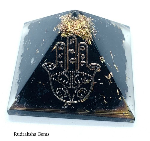 Black tourmaline orgone - black,