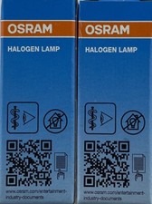 Pack of 2 x OSRAM A1/215 12V 100W GY6.35 PROJECTION LAMP A1 / 215 HLX 64625