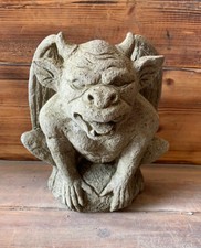 Stone garden gargoyle gremlin - garden,