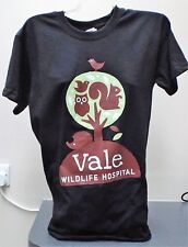 Vale Wildlife Hospital T-shirt with Vale logo.