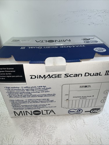 Minolta dimage scan - minolta, iii
