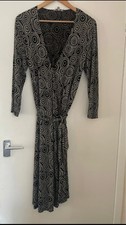 KEW Wrap Midi Dress Lovely prints size 12UK