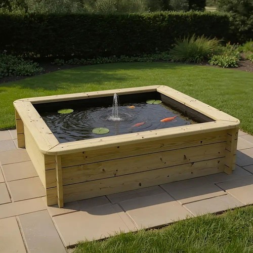 129 gallon raised wooden fish - 129,