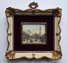 Miniature 19th C Polychrome