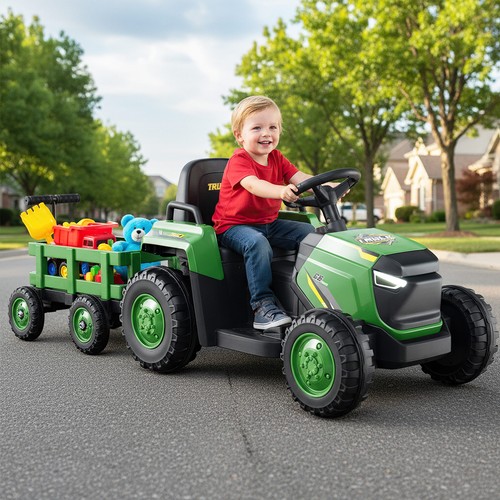 Kids ride tractor 12v - kids,