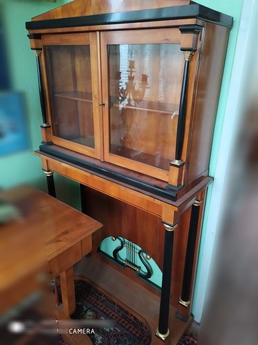 Antique biedermeier display - antique,