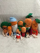 Kevin the carrot and friends large bundle of soft toy plush