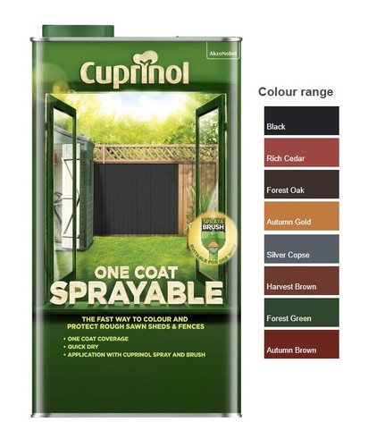 Cuprinol one coat - cuprinol, sprayable
