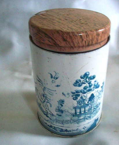 Vintage twining tin - twining's, willow