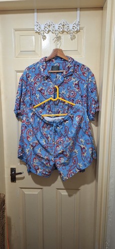 Primark blue paisley pyjama - primark,