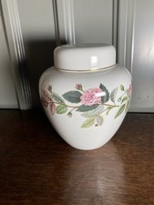 Vintage Wedgwood Hathaway Rose Design Ginger Jar 4"