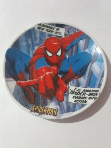 Spiderman marval heroes plate - spiderman,