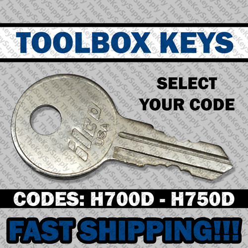 Toolbox replacement key - toolbox, cut