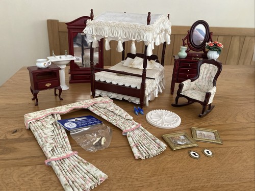Dolls house bedroom set - dolls,