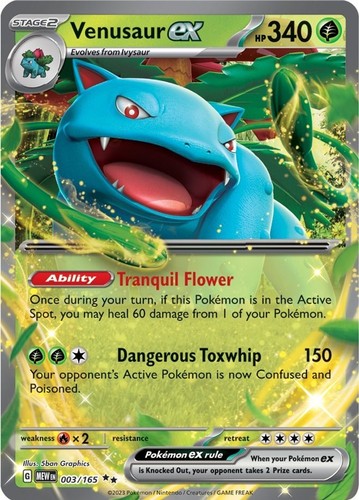 Venusaur mew 003 165 - venusaur,