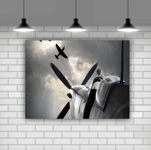 Spitfire war plane aviation