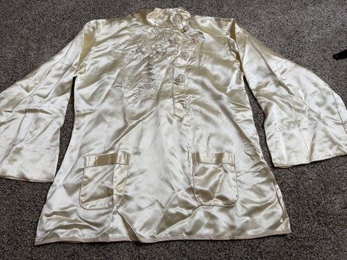 Vtg chinese lounge pajama set - vtg,