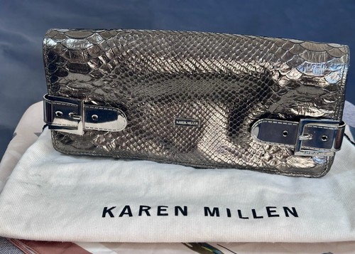 Karen millen metallic python - millen,