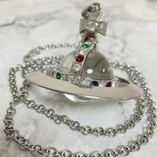 Vivienne Westwood Medium Orb Necklace Pendant Silver S2673