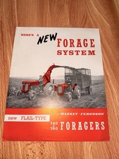 Massey Ferguson foragers  Sales Leaflet