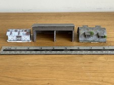 Selection of 3 N Gauge Card Constructed Barn / Pig Sty Buildings