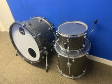Mapex Meridian Obsidian Drum kit, 12x8, 16x16, 24x14 RARE