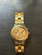 Swatch Irony Diaphane Swiss-Made Chronograph Watch