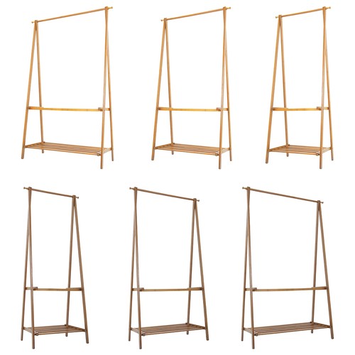 Open wardrobe garment rail - open,