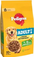 Pedigree Complete Dog Dry Food for Dogs with Poultry and Vegetable 12kg