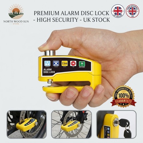 Motorbike security disc - motorbike,