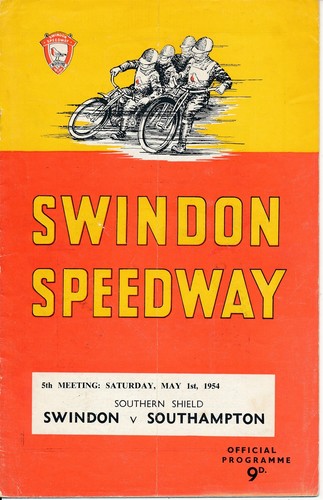 Speedway programme swindon v - programme,