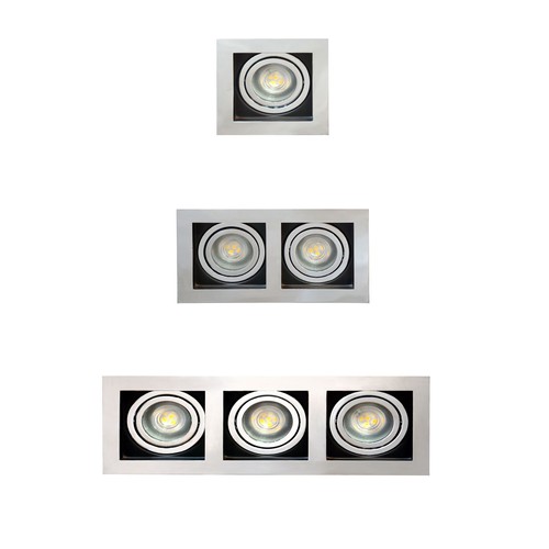 Square ceiling spotlight - square,