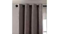 Save 50% - Habitat Thermal Chenille Blackout Lined Curtains - Grey 117cm x 137cm