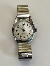 Vintage Stainless Steel Manual Wind Watch By Miranda. 30mm Case