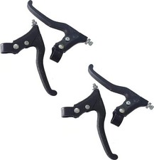 4xBrake Levers Three Finger for BMX Mountain Bike Cycle Brake Levers Rusty2Pairs
