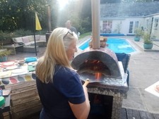 Wood fired pizza oven - wood,