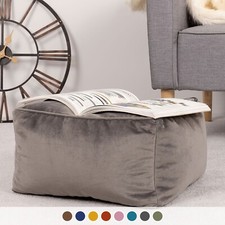 Square Velvet Bean Bag